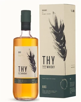Flaske af Thy Whisky Bøg Core Expressions bøgerøget Dansk Single Malt Whisky