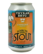 Mørk ølflaske med Gamborg Thyras Bryg Double Ba Imperial Stout