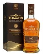 Tomatin 18 år Oloroso Sherry Casks Single Highland Malt Whisky flaske fra Tomatin