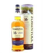 Tomintoul 16 år "The Gentle Dram" Speyside Glenlivet Single Malt Scotch Whisky flaske fra Tomintoul