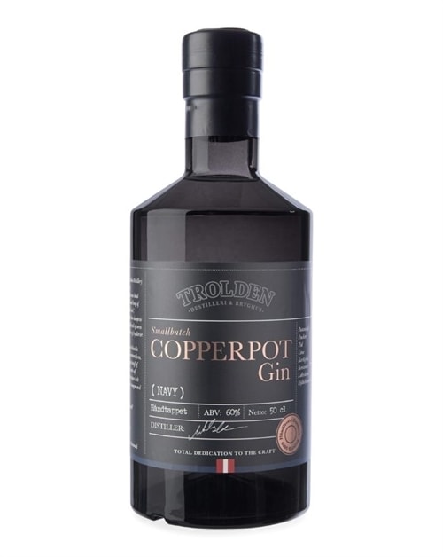 Flaske Trolden Copperpot Navy Gin fra Danmark