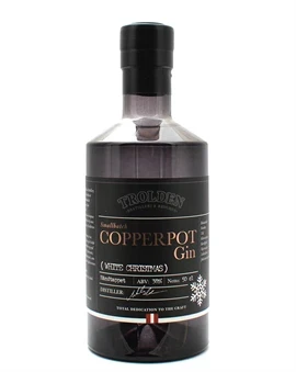 Flaske Trolden Copperpot White Christmas Gin fra Kolding
