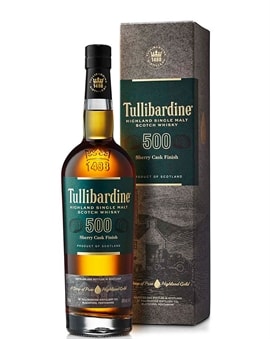 Tullibardine 500 Sherry Wood whiskyflaske