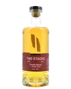 Two Stacks Double Barrel Single Grain Irish whiskey flaske