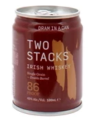 Two Stacks Dram in a Can Double Barrel Single Grain irish whiskey dåse
