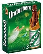 Tre miniatureflasker Underberg samlet i et lille gavesæt