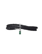 Underberg flettet læderarmbånd med Bottle Hanger charm, small