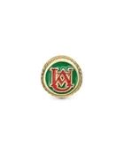Underberg charm "Bottle Top" som forgyldt