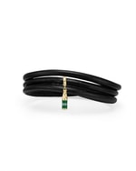 Underberg slankt læderarmbånd med Bottle Hanger charm, medium