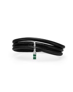 Underberg slankt læderarmbånd med Bottle Hanger charm, small