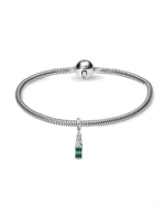 Underberg sølvarmbånd med Bottle Hanger charm, 19 cm