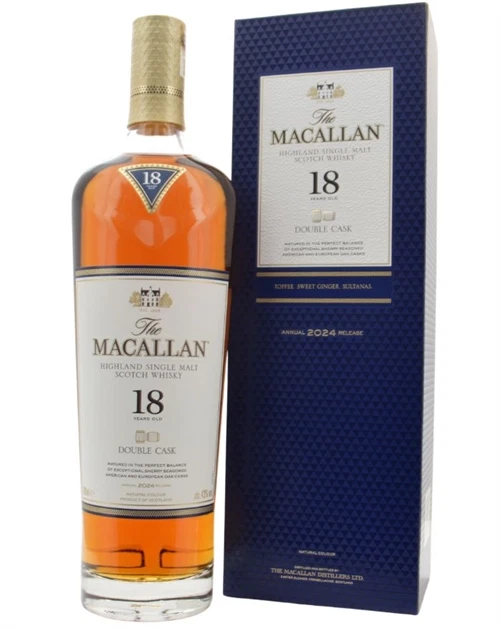 Macallan 18 år Double Cask 2024 Release Speyside Single Malt Scotch Whisky