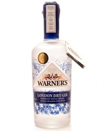 Flaske Warner's Harrington Dry Gin fra England