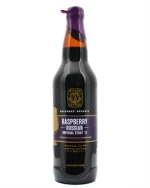 Mørk ølflaske med Widmer Raspberry Russian Imperial Stout