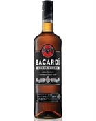 Flaske Bacardi Carta Negra mørk rom