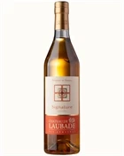 Flaske Château de Laubade Signature armagnac med lys ravfarve