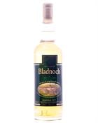 Bladnoch 8 år flaske i ældre udgave med lys whisky