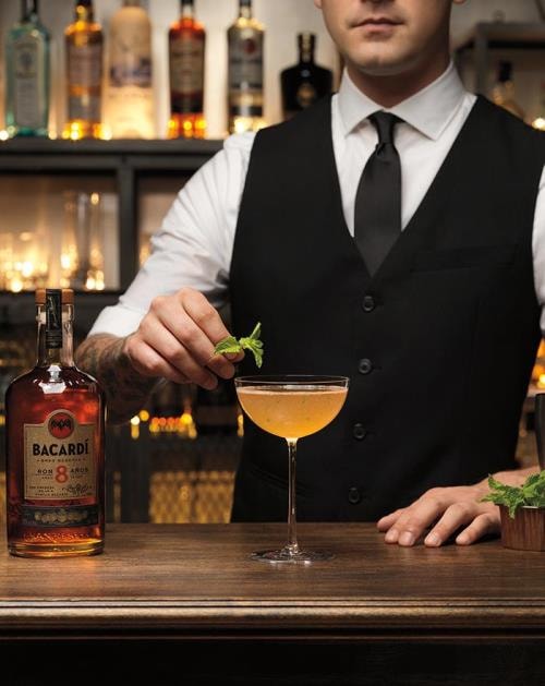 Old Cuban cocktail opskrift med Bacardi Ocho rom