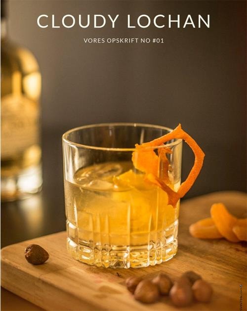 Cloudy Lochan cocktail med Fary Lochan Sommer whisky