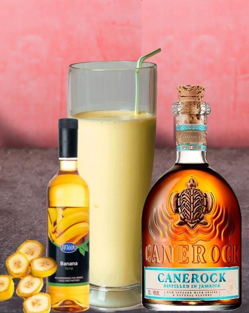 Banana Daiquiri med Canerock Spiced Rum