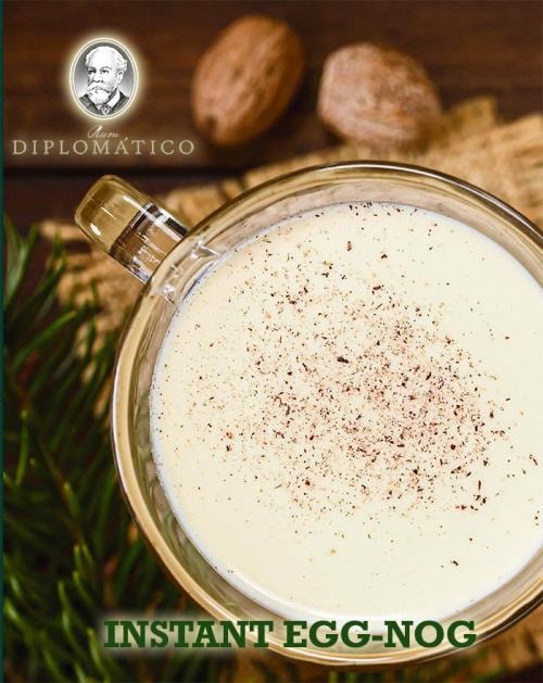 Eggnog opskrift med Diplomático Reserva Exclusiva rom
