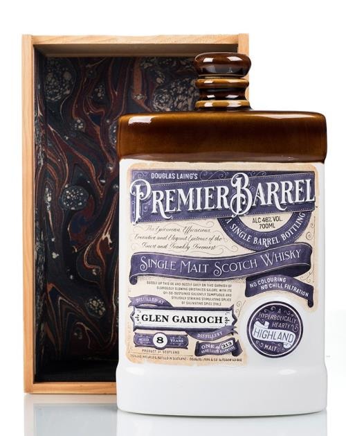Glen Garioch 8 år - keramikflaske fra Douglas Laing