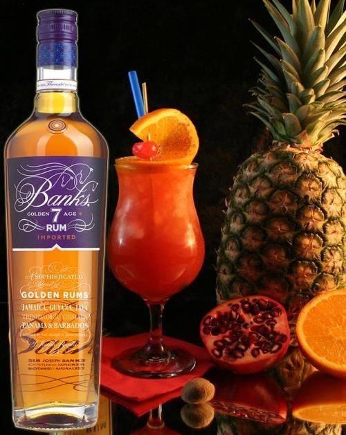 Rom Punch med Banks Golden Rum – stor punchbowle til fest