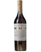 Flaske Ximenez-Spinola Diez Mil Botellas brandy med brun væske