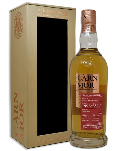 Aultmore 1993/2022 Càrn Mòr 28 år Celebration of the Cask flaske, Speyside Single Malt Whisky