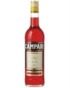 Klassisk rød flaske italiensk bitter fra Milano