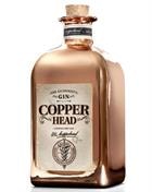 Flaske Copperhead London Dry Gin fra Belgien