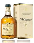 Dalwhinnie 15 år Highland single malt flaske i lys gylden farve