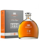 Flaske Drouet Ulysse XO cognac med mørk gylden væske