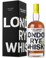 Whiskyflaske med minimalistisk etiket, East London Single Malt 2022