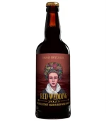 Mørk ølflaske med Red Wedding 2023 Imperial Stout fra Fanø Bryghus