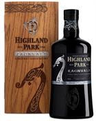 Highland Park Ragnvald Warrior Series flaske i trææske