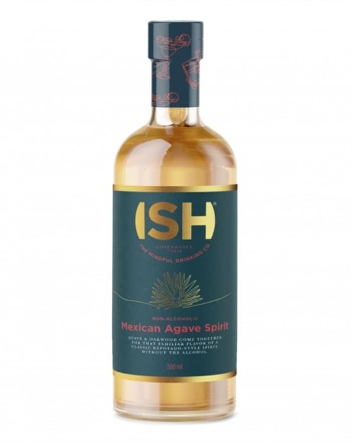 Flaske Ish Mexican Agave Spirit med gylden alkoholfri væske