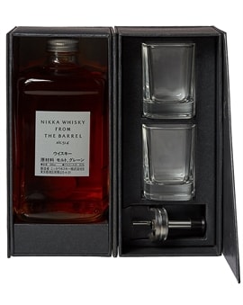 Nikka From The Barrel Gavesæt m. 2 glas & skænkeprop Blended Japanese Whisky 50 cl 51,4%