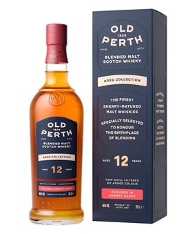 Old Perth Aged Collection 12 år whiskyflaske
