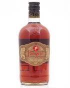 Mørk flaske med rødt etikette og Pampero-vindmotiv, Seleccion 1938