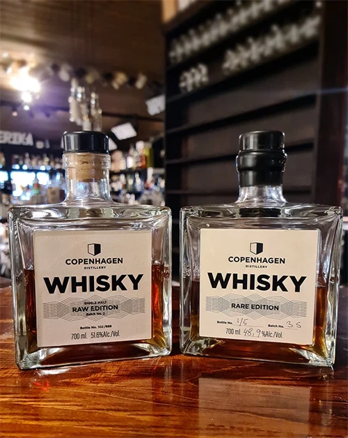 Copenhagen Distillery - smagstest af RAW og RARE Edition whisky fra dansk destilleri på Amager
