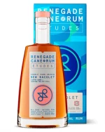 Rombutelj med naturfarvet etiket, Renegade Cane Rum Etudes Pearls