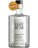 Skotlander Distilled and Bottled in Denmark Hvid Rom 40 procent alkohol oh 50 centiliter