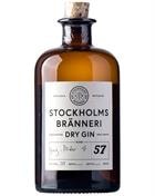 Flaske Stockholms Bränneri Organic Navy Gin fra Sverige