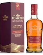 Tomatin Cask Strength Single Highland Malt Whisky flaske fra Tomatin